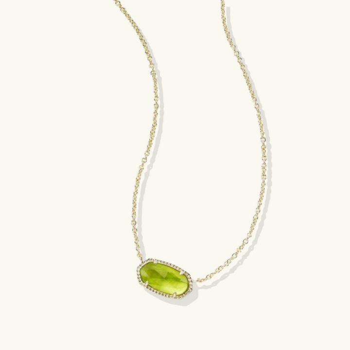 Valantomode | Plated Aura Birthstone Necklace with Prismatic Structural Geometry
