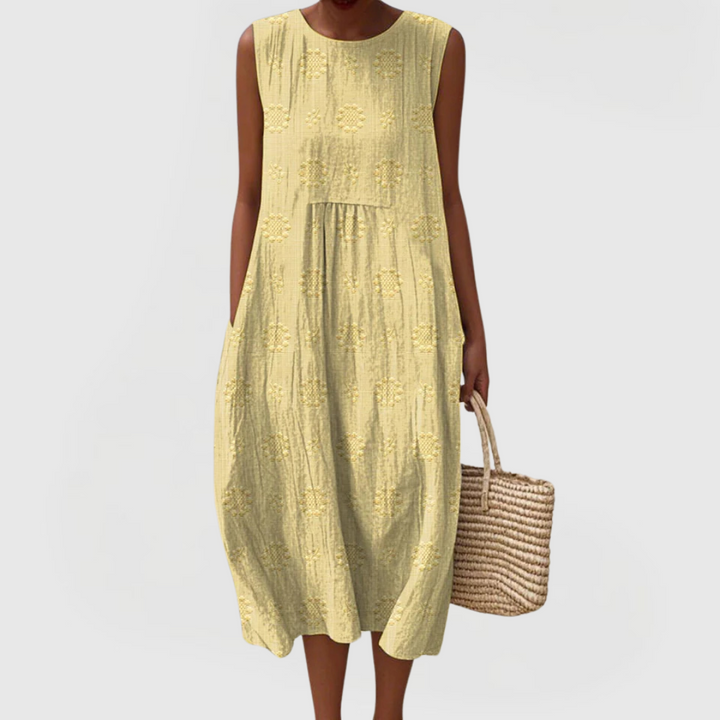 Valantomode | Stylish Dress with Pockets Perfect for Casual Outings