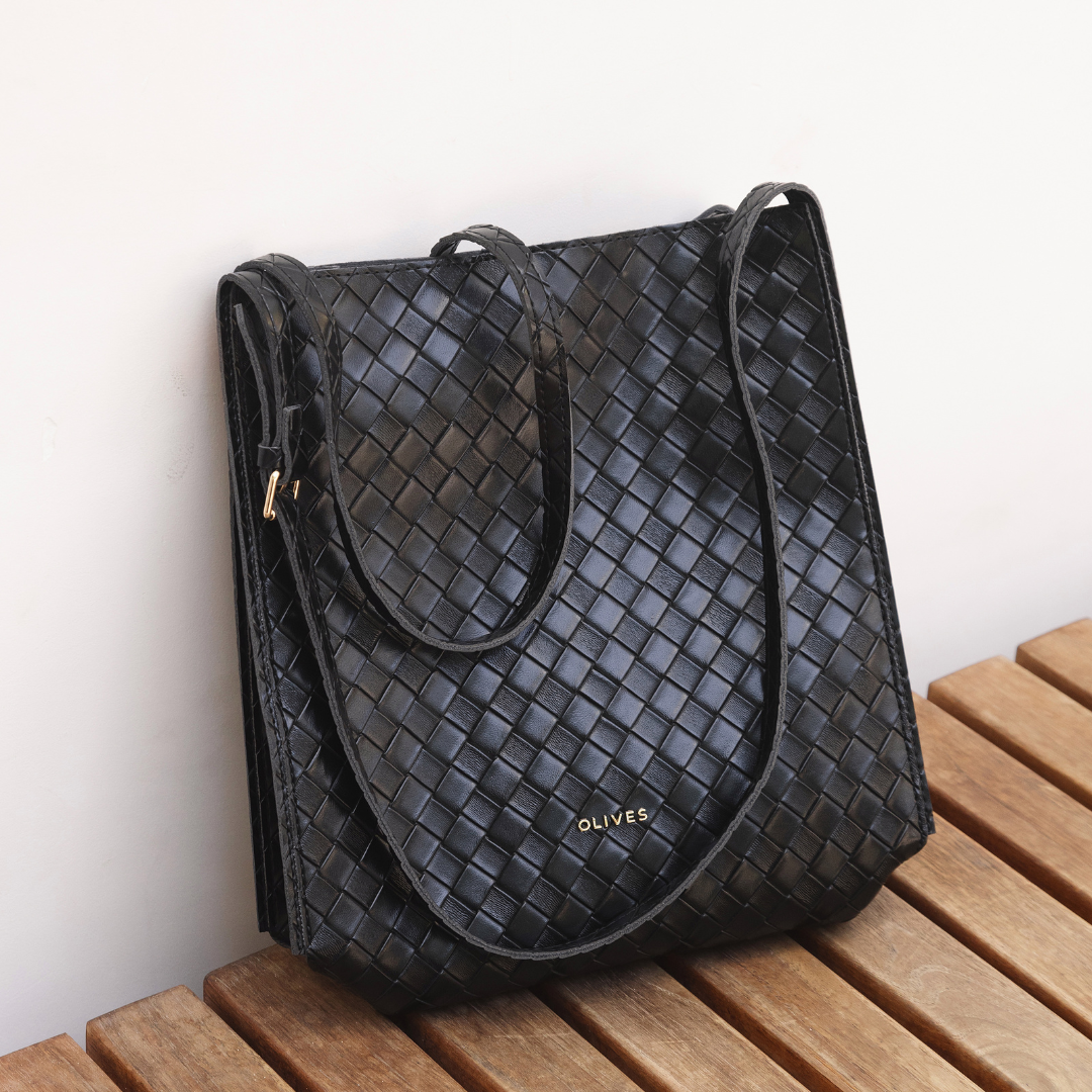 Valantomode | The ‘Aurelius’ Veridian Sovereign Monolith – Women's Premium Vegan Leather Executive Tote