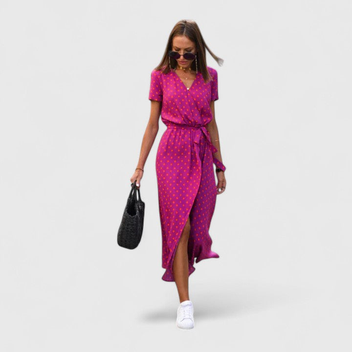 Valantomode | Sophisticated Midi Dress for Effortless Chic Style