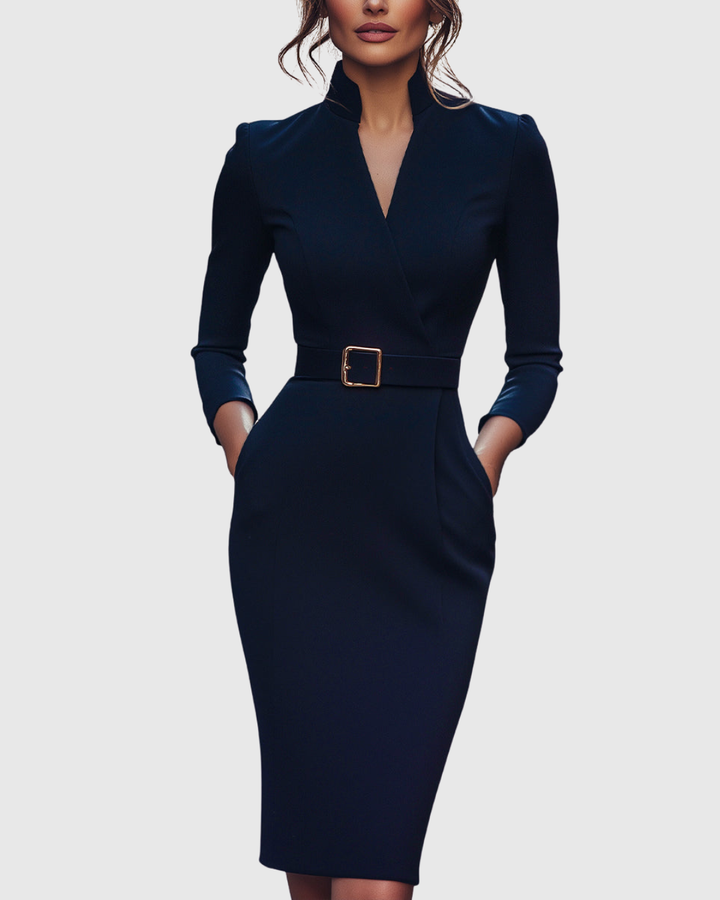 Valantomode | Chic Midi Dress for Effortless Day to Night Style