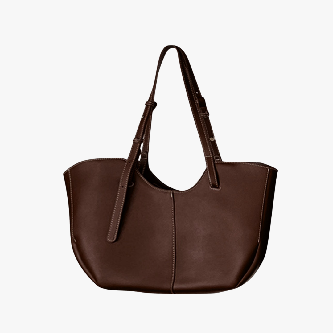 Valantomode | Amara Command Executive – 46cm Premium Vegan Leather Oversized Professional Tote