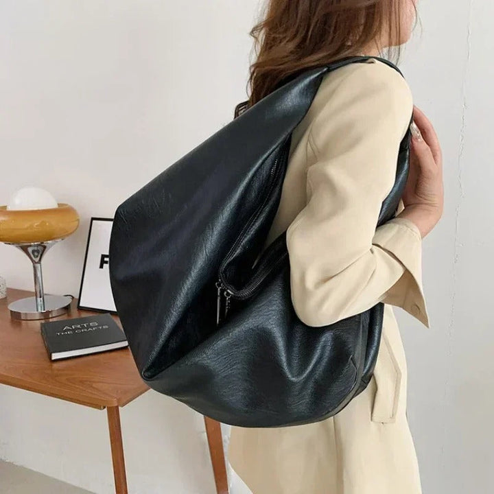Valantomode | Serene Slouch Executive – Premium Soft Leather Large Hobo & Crossbody Bag