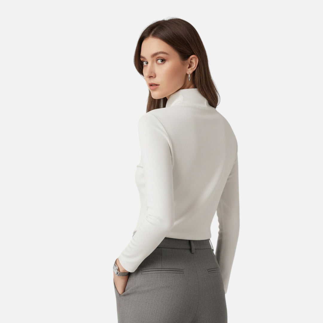 Valantomode | Women’s High-Neck Long-Sleeve Top
