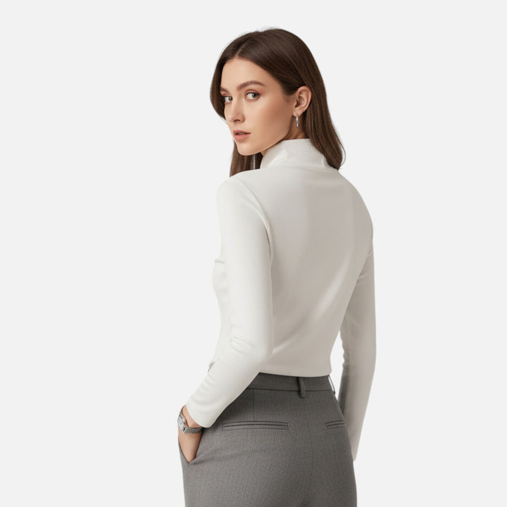 Valantomode | Women’s High-Neck Long-Sleeve Top