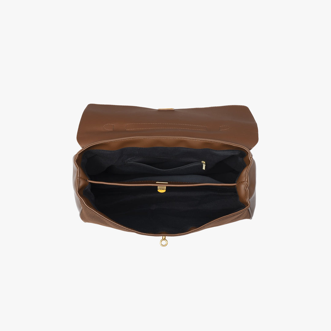 Valantomode | Velvet Vanguard Tote – Premium Faux Suede Business Bag with Turn-Lock & Vegan Leather Handles