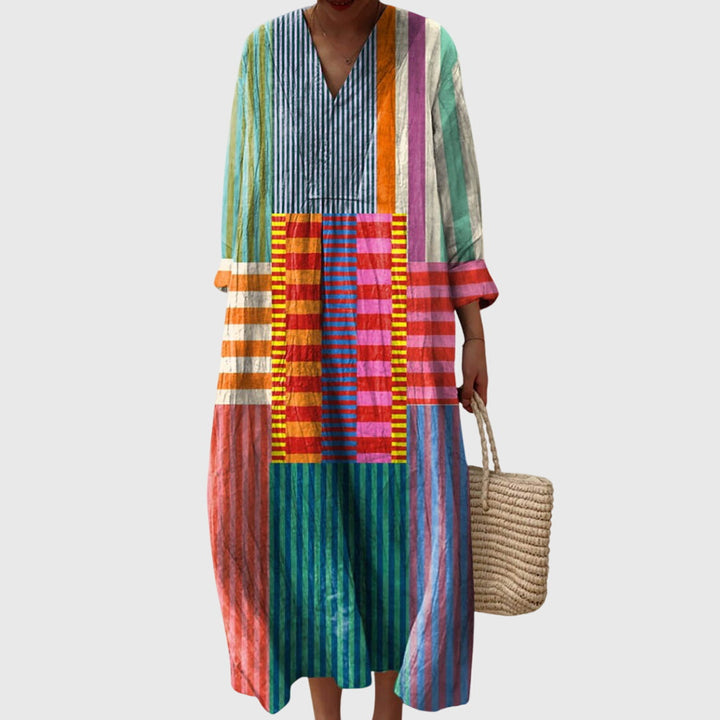 Valantomode | Chic Geometric Dress for Trendy Women’s Fashion