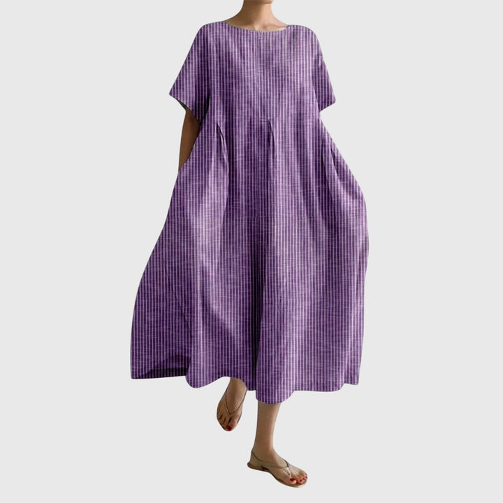 Valantomode | Effortlessly Chic Long Dress for Casual Everyday Style