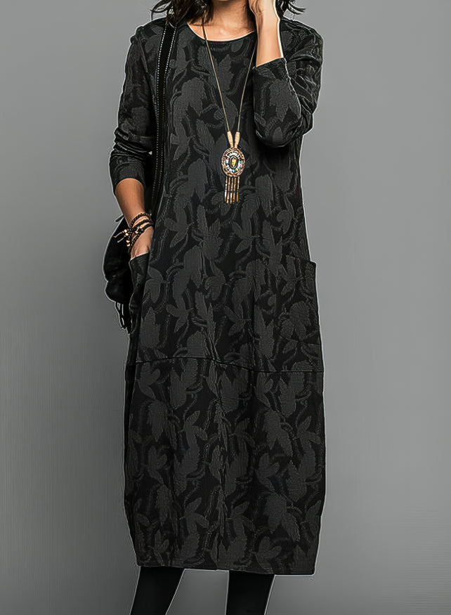 Valantomode | Cozy Winter Dress with an Elegant Silhouette for Women
