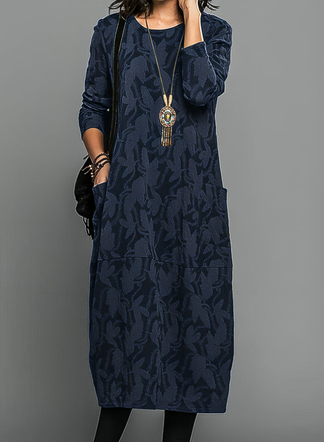Valantomode | Cozy Winter Dress with an Elegant Silhouette for Women