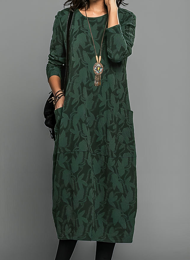 Valantomode | Cozy Winter Dress with an Elegant Silhouette for Women