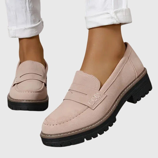 Valantomode | Loafers with Timeless Suede Finish