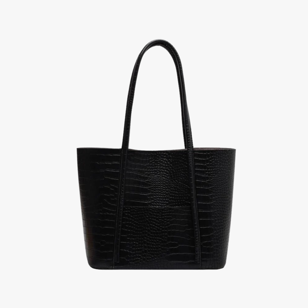 Valantomode | Imperial Croc Garrison – Premium Croc-Embossed Vegan Leather XL Business Tote