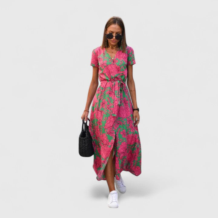 Valantomode | Sophisticated Midi Dress for Effortless Chic Style
