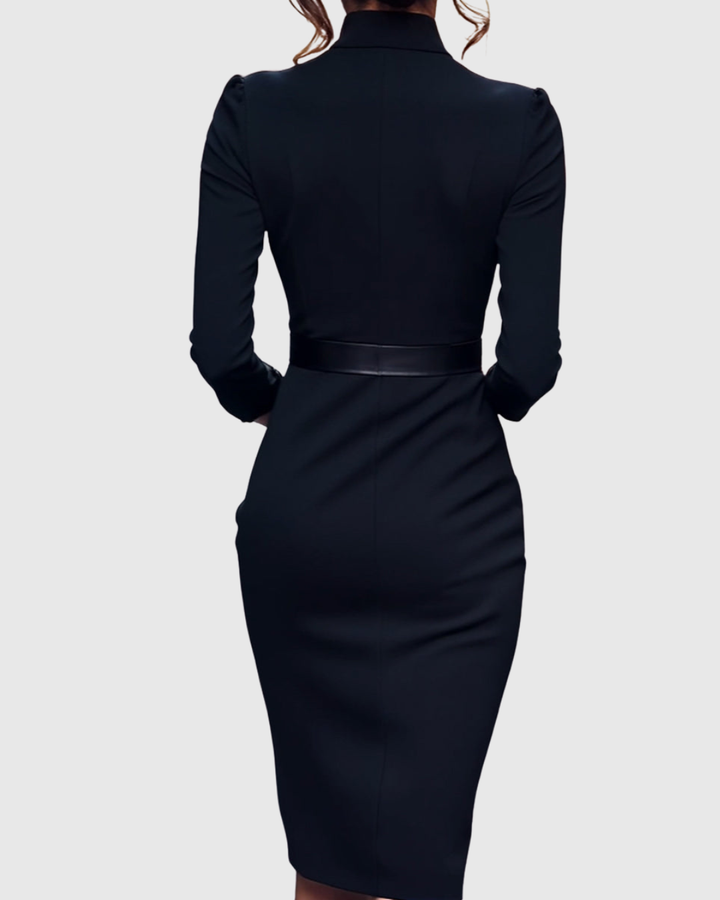 Valantomode | Chic Midi Dress for Effortless Day to Night Style