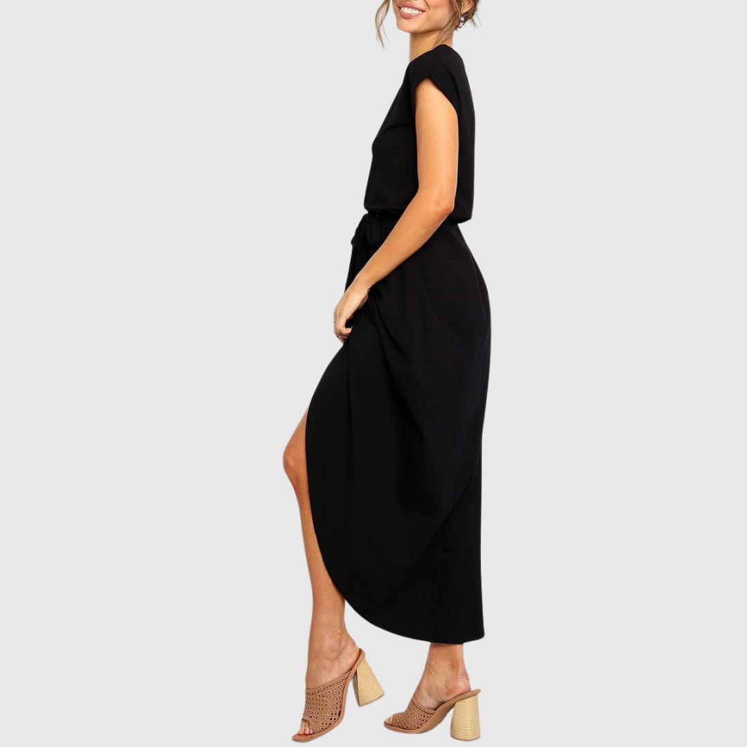 Valantomode | Stylish Casual Midi Dress Perfect for Everyday Wear