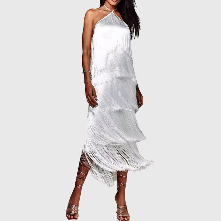 Valantomode | Trendy Tassel Dress for Effortless Summer Style