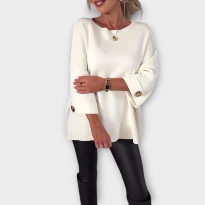 Valantomode | Sweater Blouse with Elegant Design