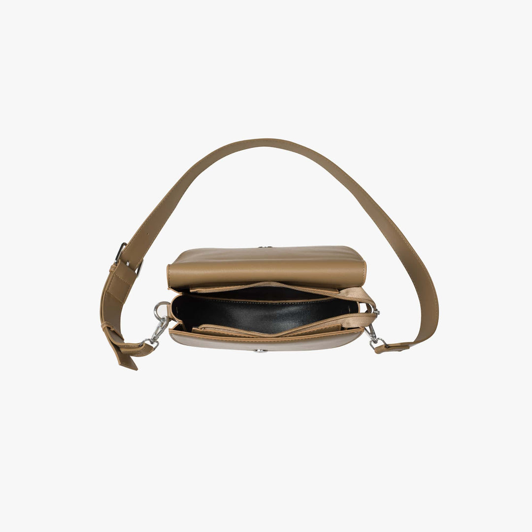 Valantomode | The Lunar Orbital Garrison – Women's Premium Geometric Half-Moon Crossbody Bag