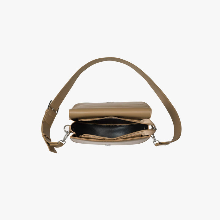 Valantomode | The Lunar Orbital Garrison – Women's Premium Geometric Half-Moon Crossbody Bag