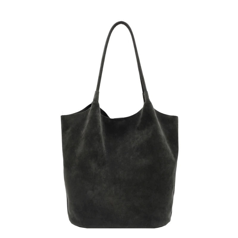 Valantomode | Velvet Archival Garrison – Premium Vegan Suede High-Capacity Executive Tote