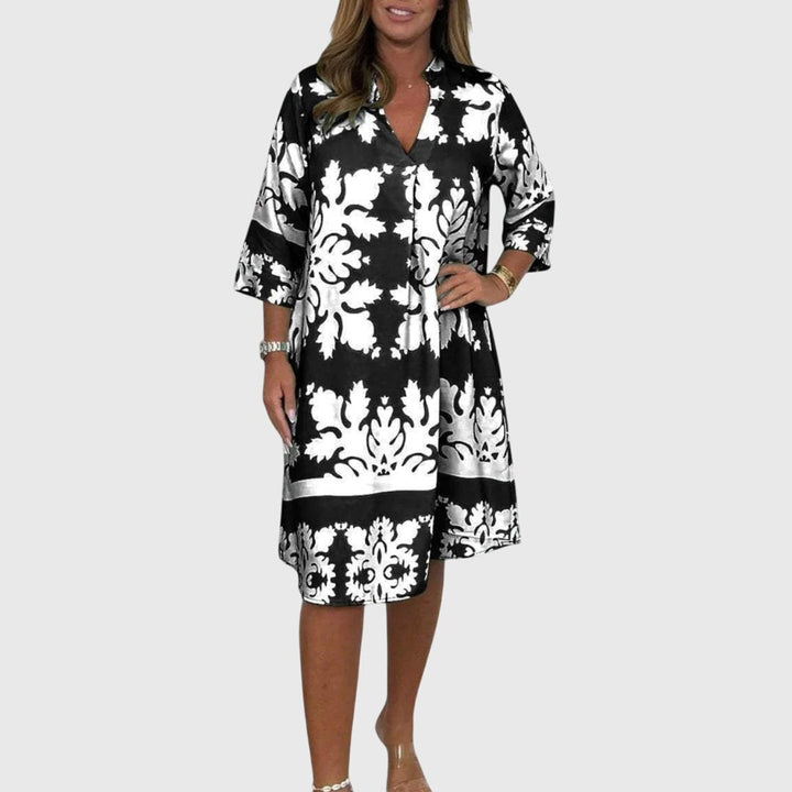 Valantomode | Chic Daisy Dress for Effortless Spring Style