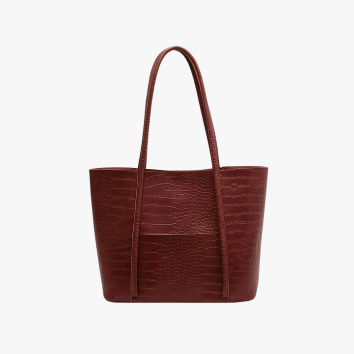 Valantomode | Imperial Croc Garrison – Premium Croc-Embossed Vegan Leather XL Business Tote