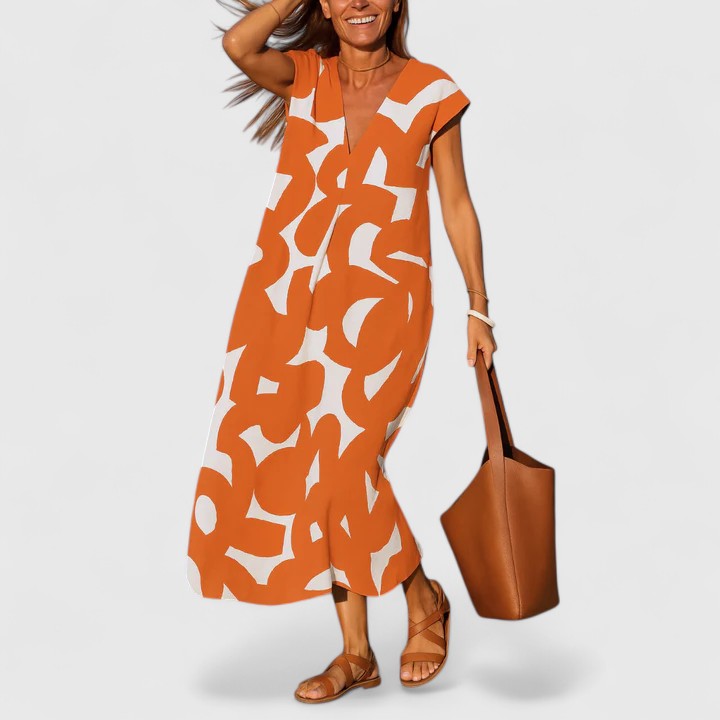 Valantomode | Chic Maxi Dress Ideal for Formal Gatherings and Events
