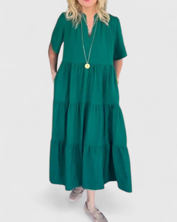 Valantomode | Chic Maxi Dress for Effortless Evening Elegance
