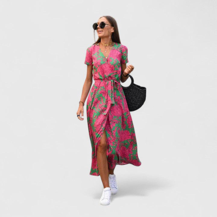 Valantomode | Sophisticated Midi Dress for Effortless Chic Style