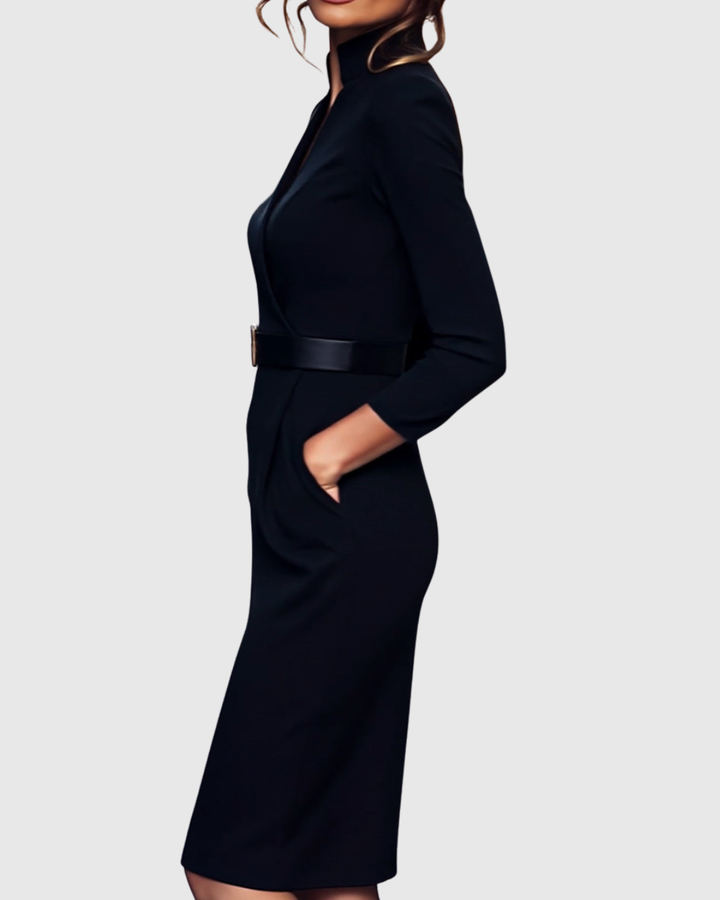 Valantomode | Chic Midi Dress for Effortless Day to Night Style