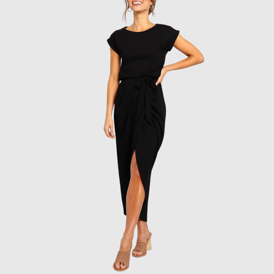 Valantomode | Stylish Casual Midi Dress Perfect for Everyday Wear