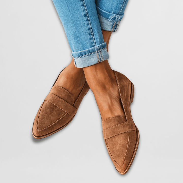 Valantomode | Stylish Orthopedic Suede Loafers for Comfortable Walking