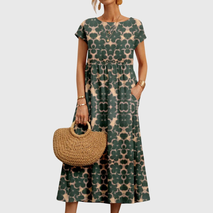Valantomode | Stylish Floral Dress for Spring and Summer Outings