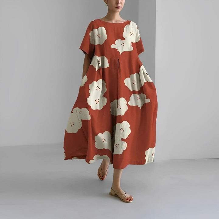 Valantomode | Stylish Print Dress for Chic Everyday Wear