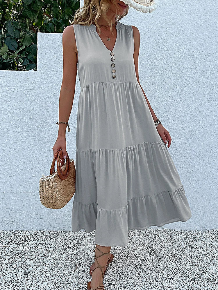 Valantomode | Dress - Elegant Summer Style