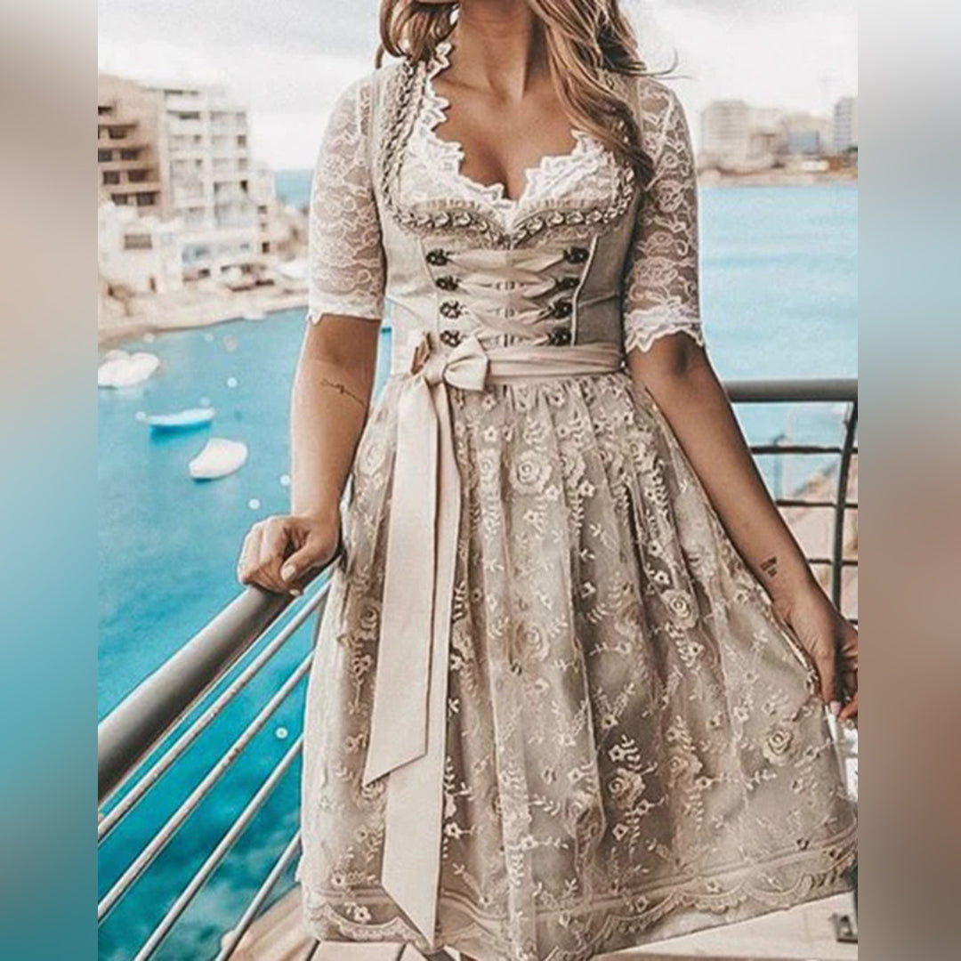 Valantomode | Women's Aline Costume Dress for Timeless Style and Elegance