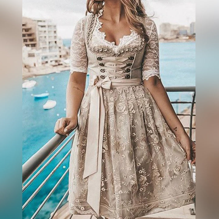 Valantomode | Women's Aline Costume Dress for Timeless Style and Elegance