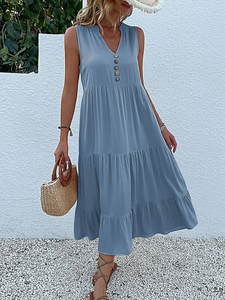 Valantomode | Dress - Elegant Summer Style