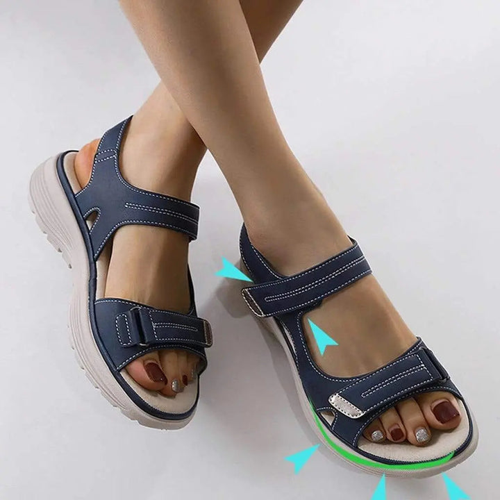 Valantomode | Women's Sandals with Adjustable Straps - Stylish & Comfortable