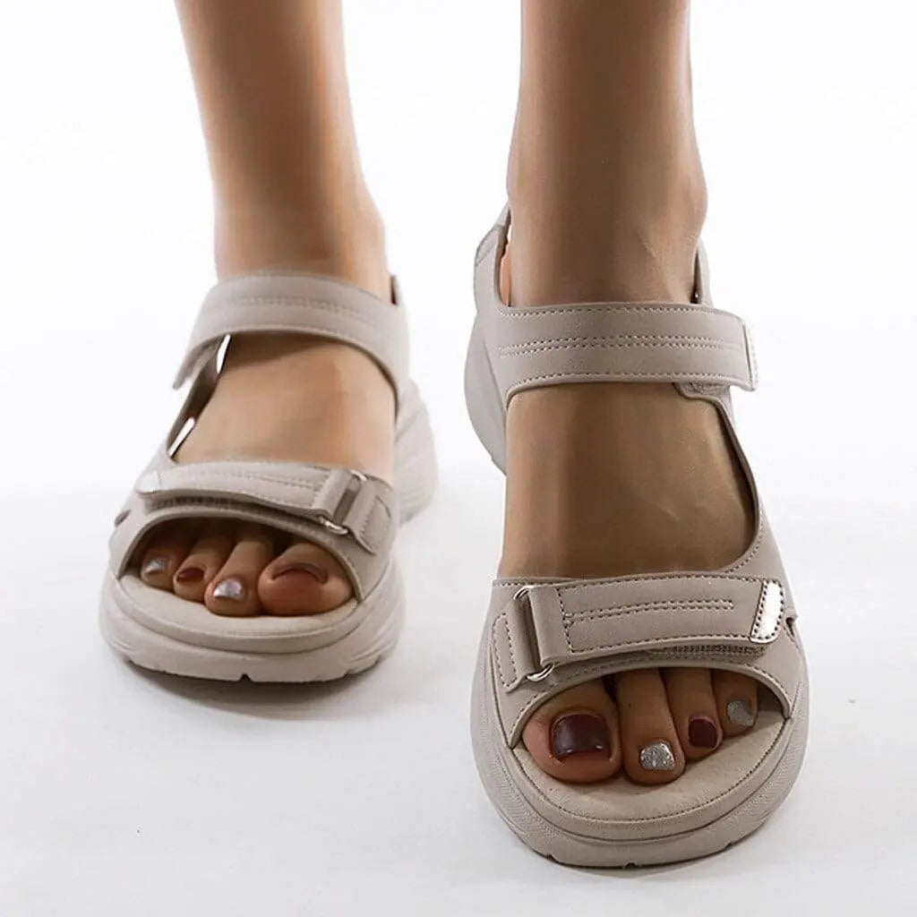 Valantomode | Women's Sandals with Adjustable Straps - Stylish & Comfortable