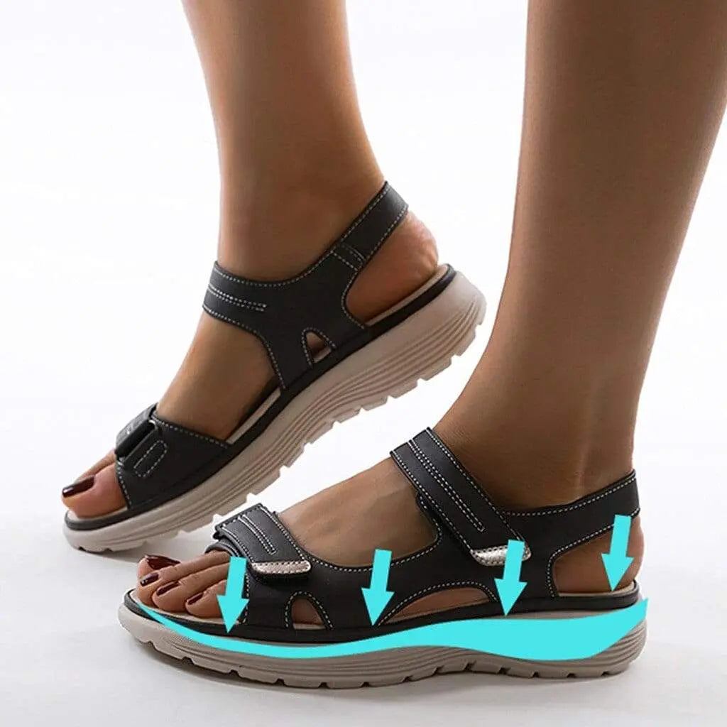Valantomode | Women's Sandals with Adjustable Straps - Stylish & Comfortable