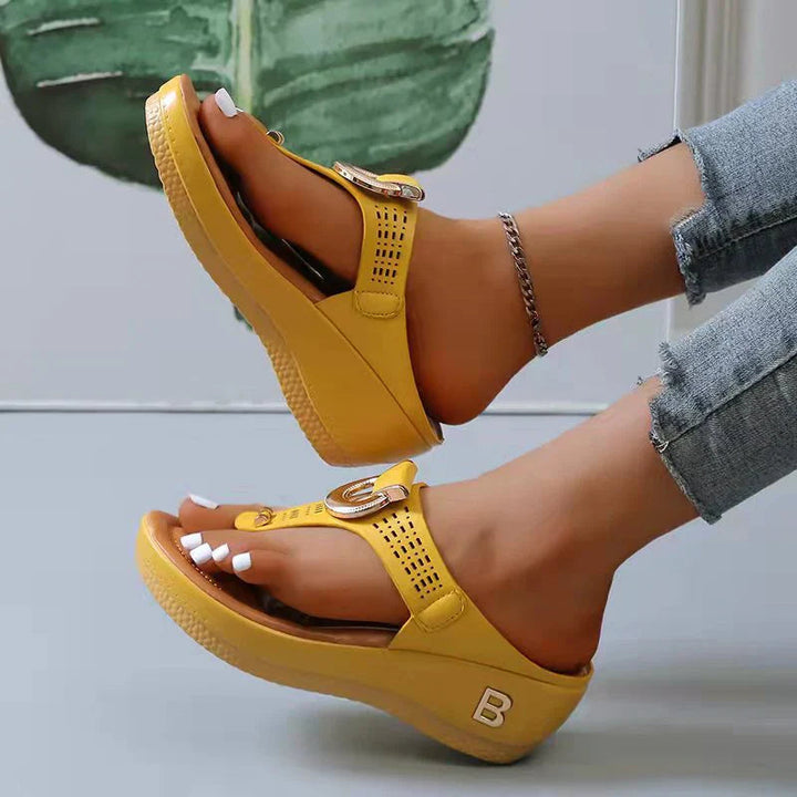 Valantomode | Women's Sandals with Adjustable Wedge for Comfort