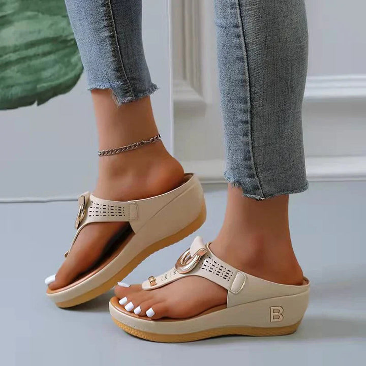 Valantomode | Women's Sandals with Adjustable Wedge for Comfort