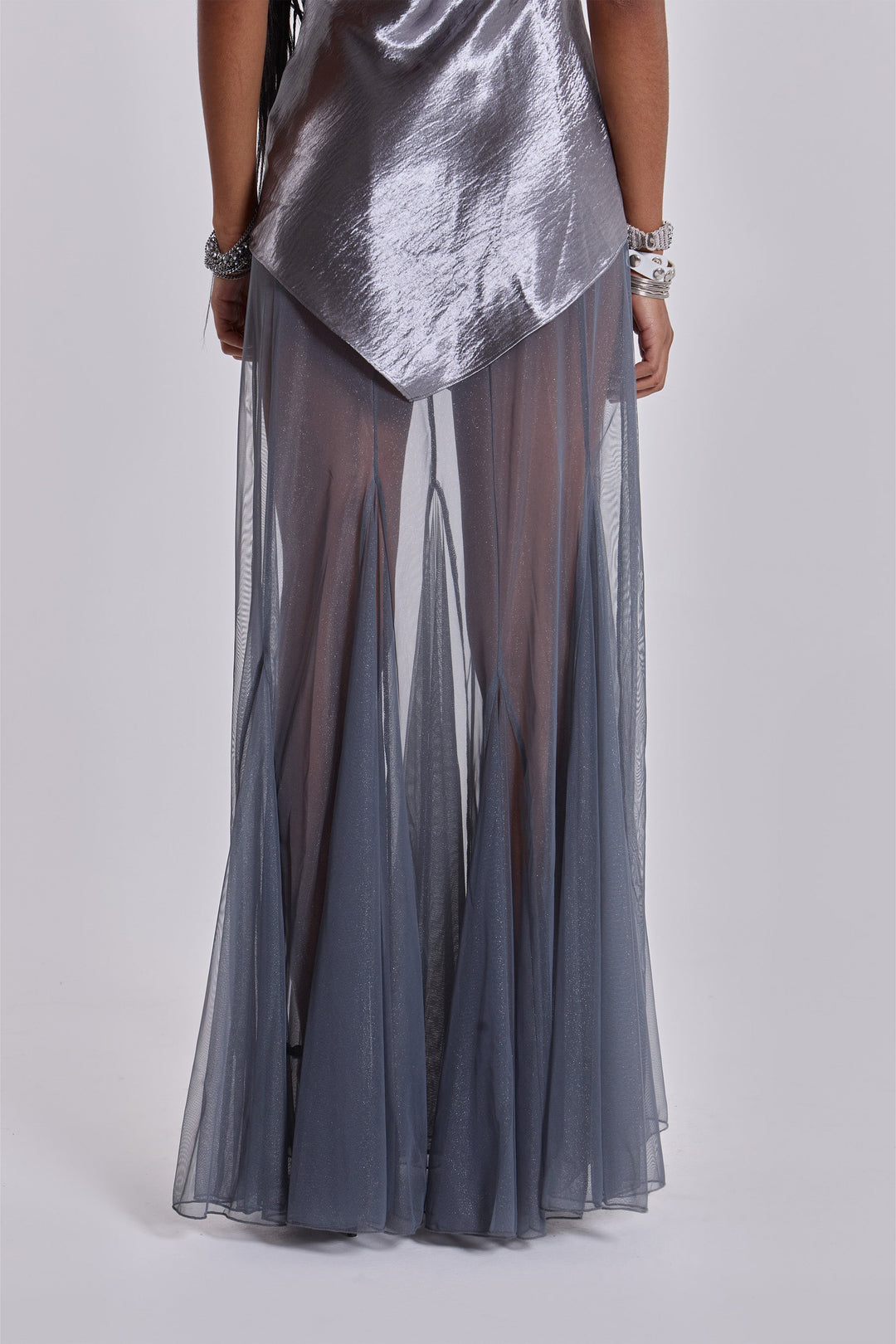 Valantomode | Stylish Maxi Dress Featuring Genuine Feathers for Women