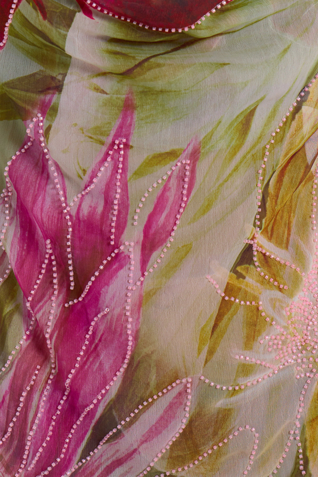 Valantomode | Stunning Pink Backless Maxi Dress with Hand-Beaded Details