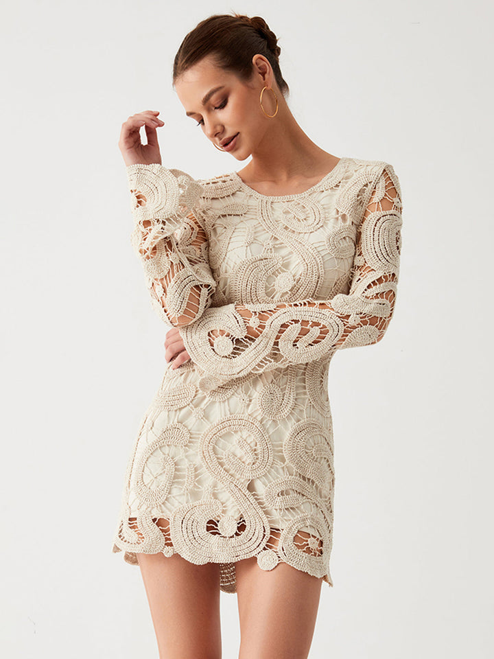 Valantomode | Elegant Crochet Dress for Timeless Style