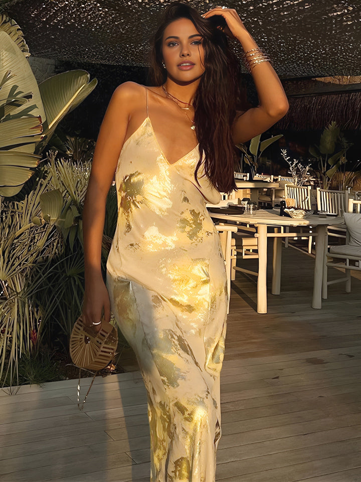 Valantomode | Silk Evening Dress for a Soft and Elegant Look