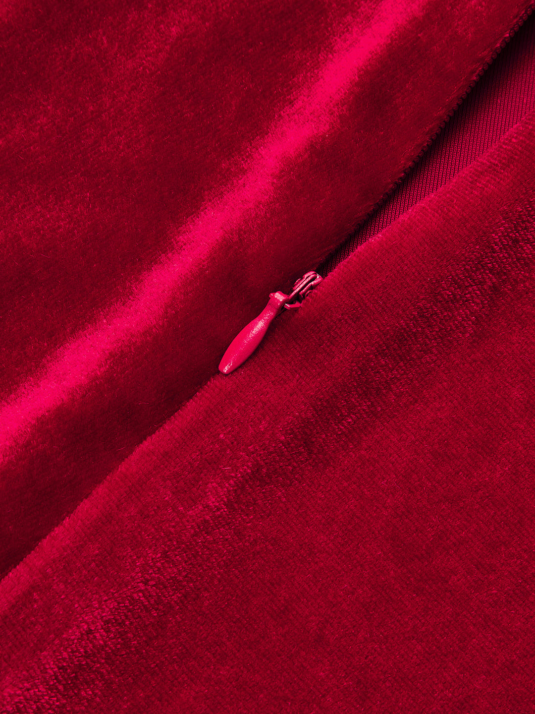 Valantomode | Luxe Velvet Ruched Sleeveless Mock Neck Dress