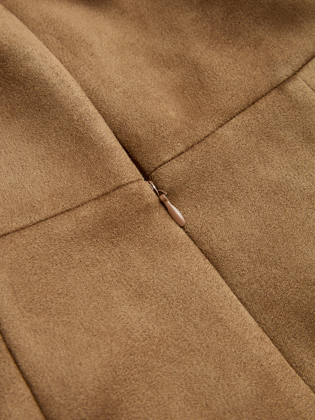 Valantomode | Chic Suede Sweetheart Neck Cami Mini Dress